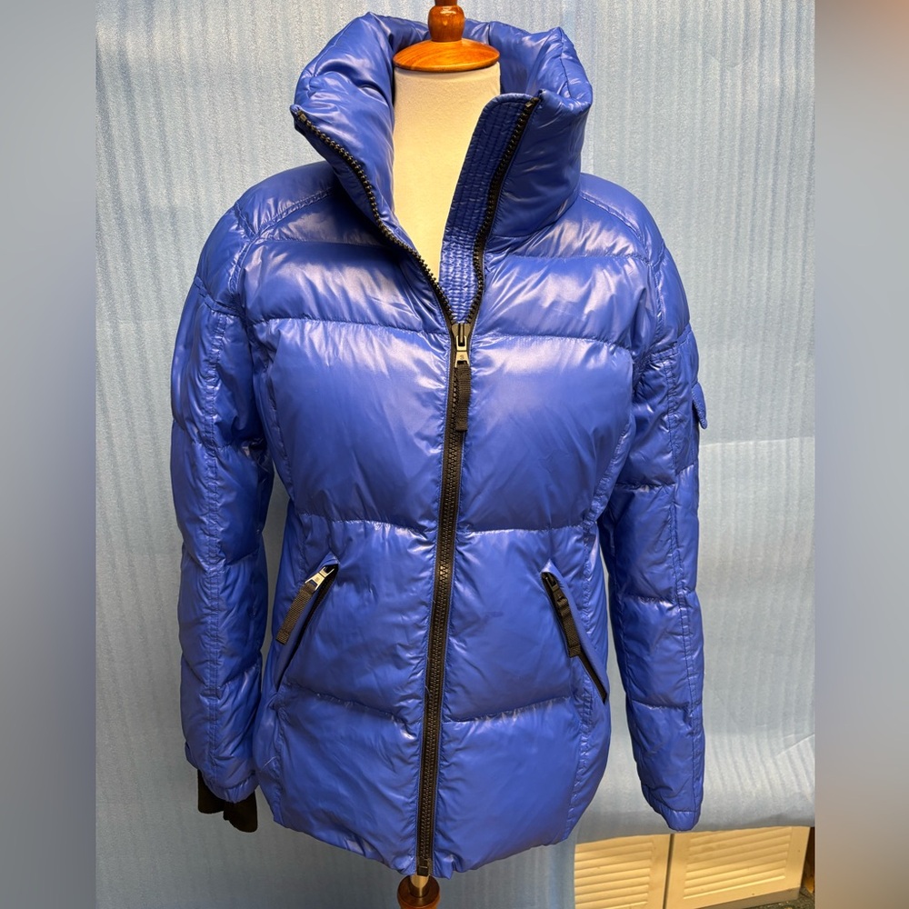 Bright blue ski puffer jacket ‘S13 Rider’